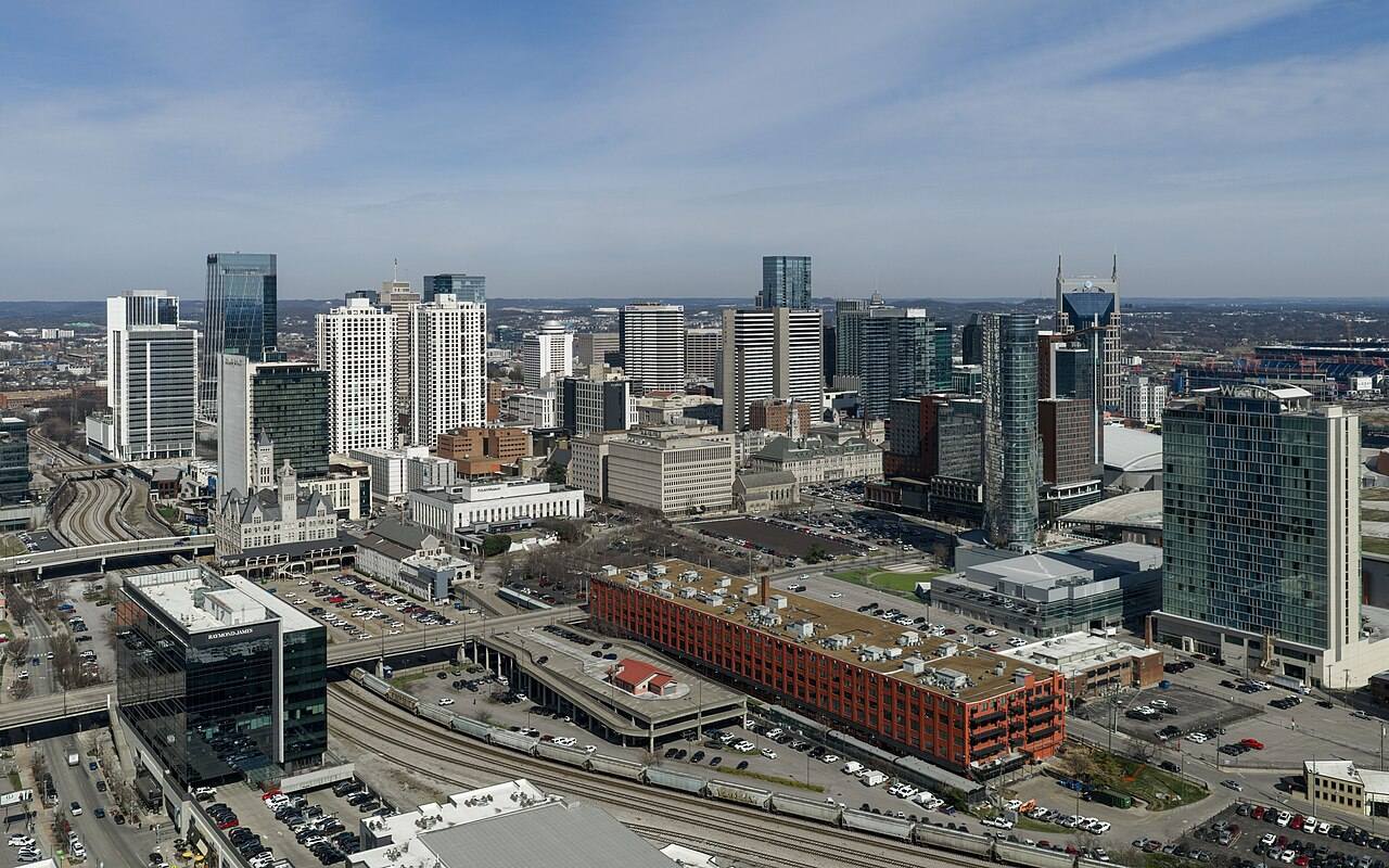 Downtown Nashville, Tennessee skyline
